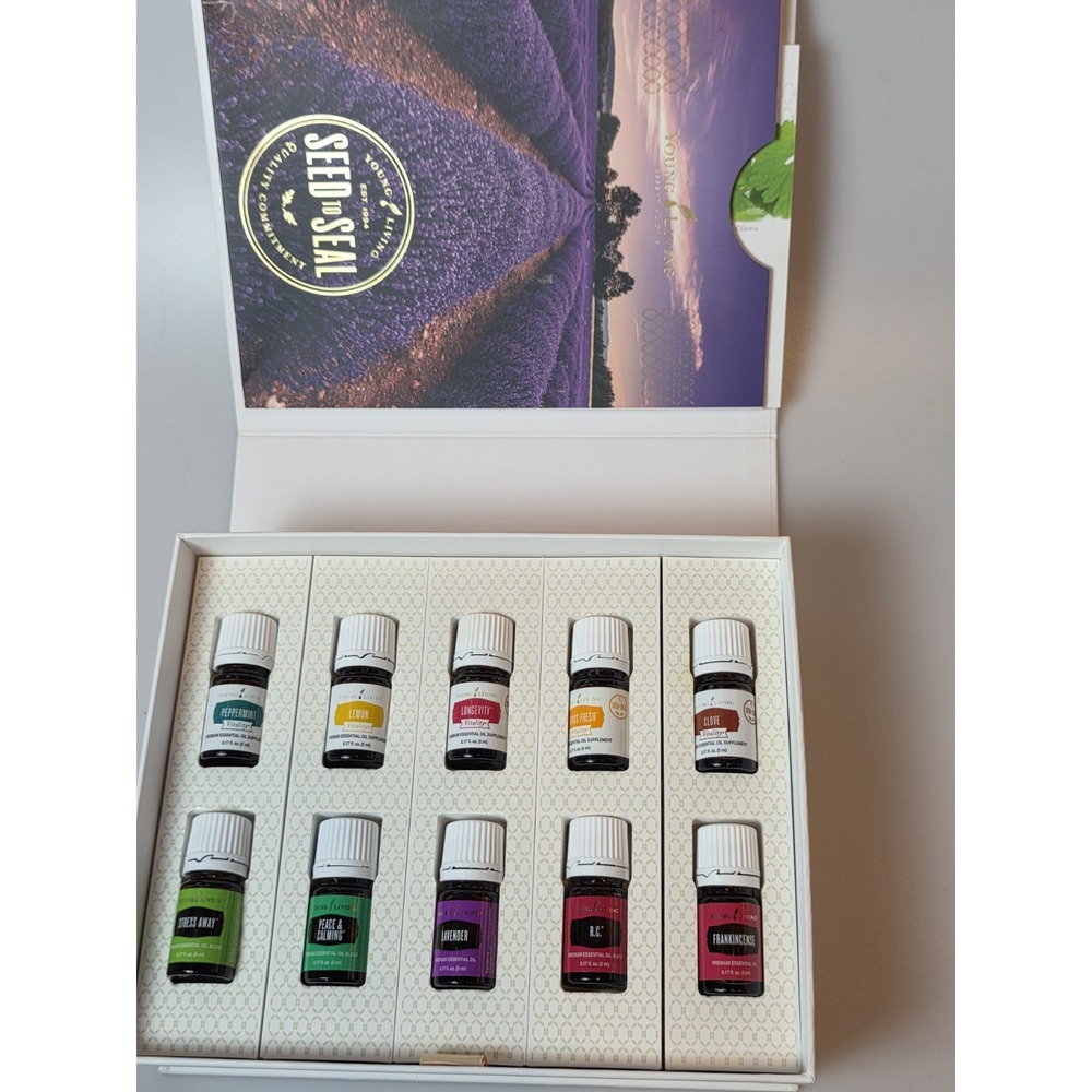 Young Living Essential Oil Premium Starter Kit Bundle Seed To Seal